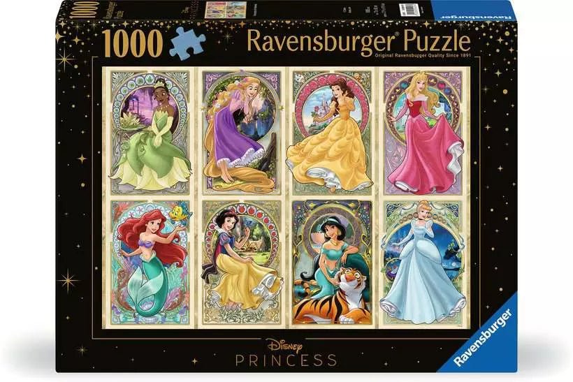 Disney Princess Collection - Art Nouveau Hercegnők Ravensburger 1000 darabos kirakó puzzle (RA - 12000497) - puzzlegarden