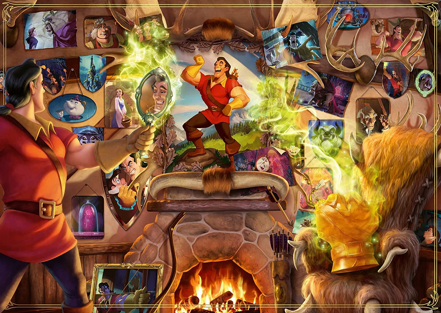 Disney Villainous - Gaston Ravensburger 1000 darabos kirakó puzzle (RA - 16889) - puzzlegarden