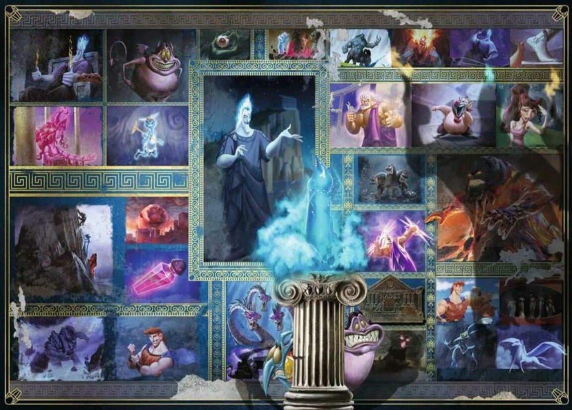 Disney Villainous - Hádész - kisebb dobozos Ravensburger 1000 darabos kirakó puzzle (RA - 12000096) - puzzlegarden