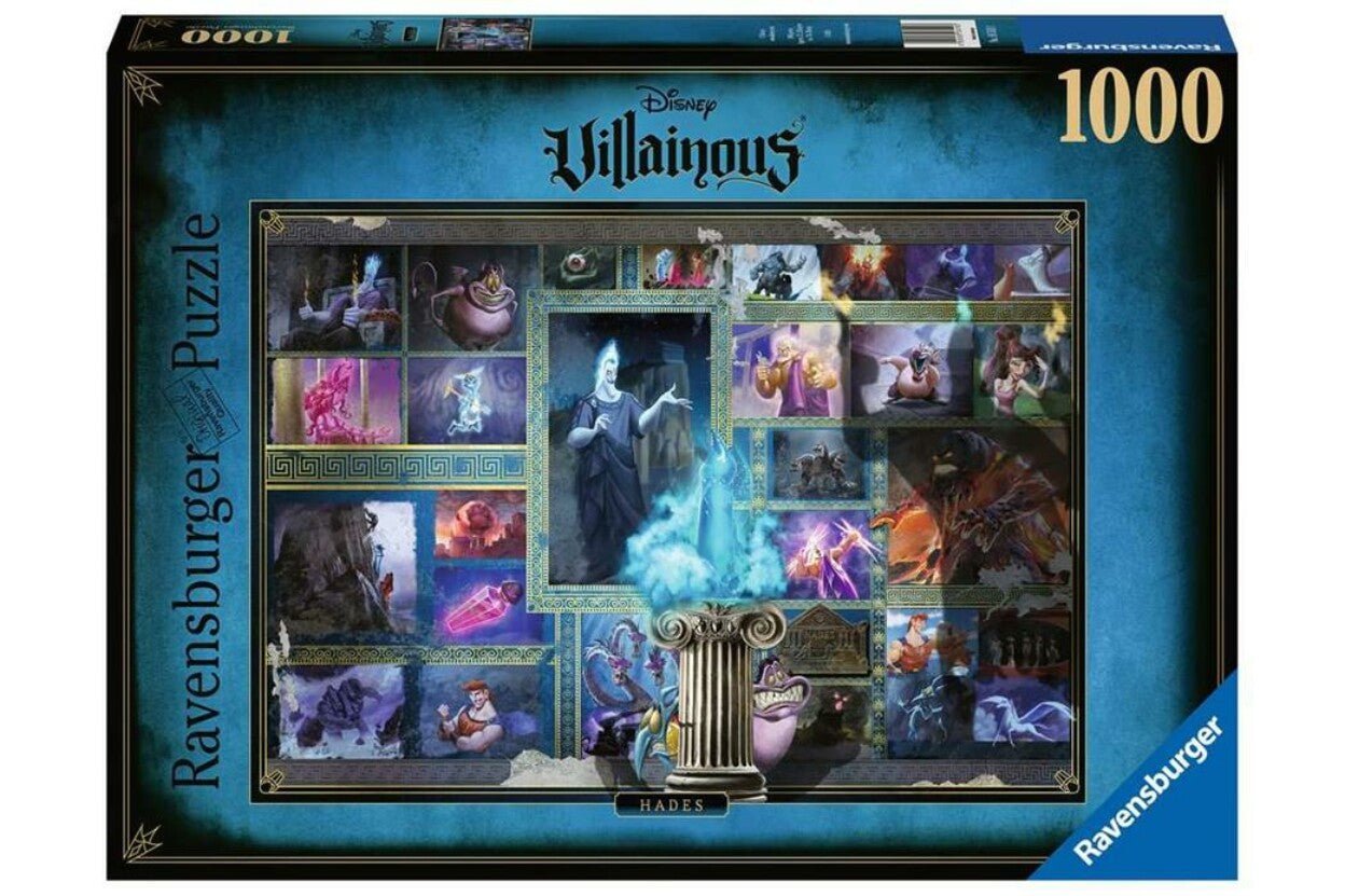 Disney Villainous - Hádész - kisebb dobozos Ravensburger 1000 darabos kirakó puzzle (RA - 12000096) - puzzlegarden