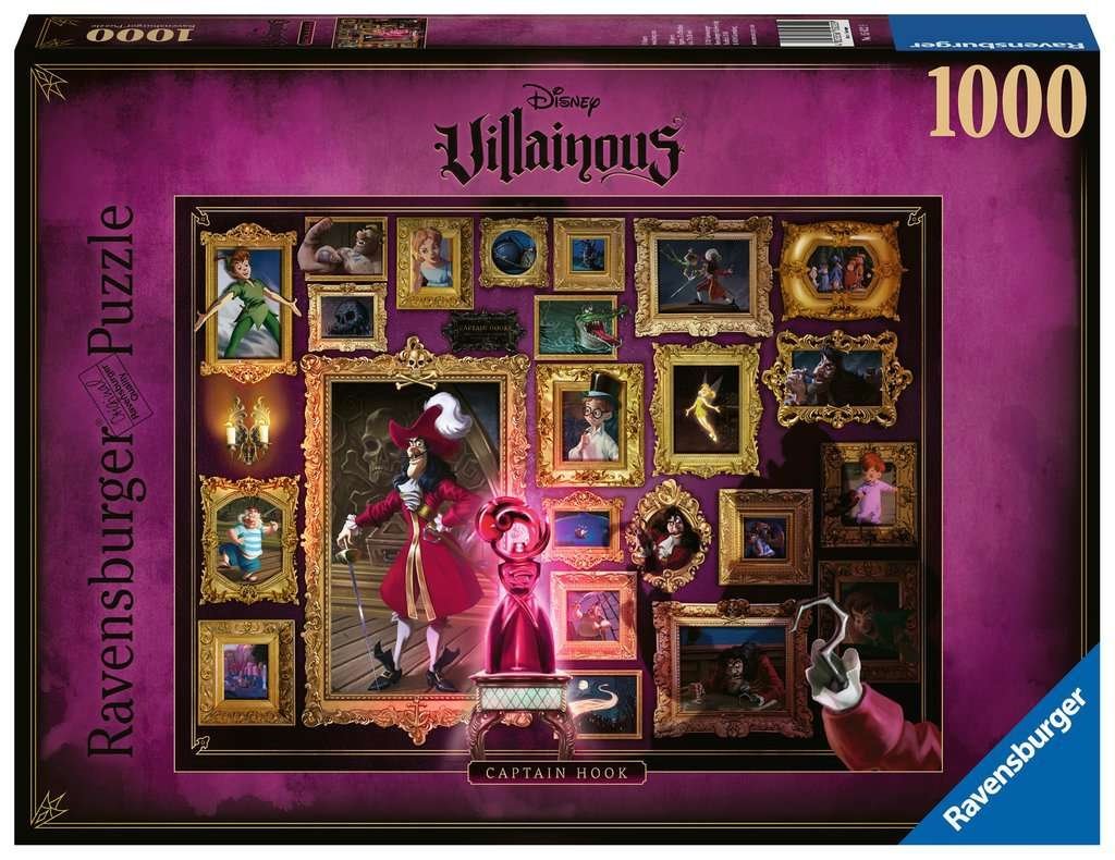 Disney Villainous - Hook Kapitány Ravensburger 1000 darabos kirakó puzzle (RA - 15022) - puzzlegarden