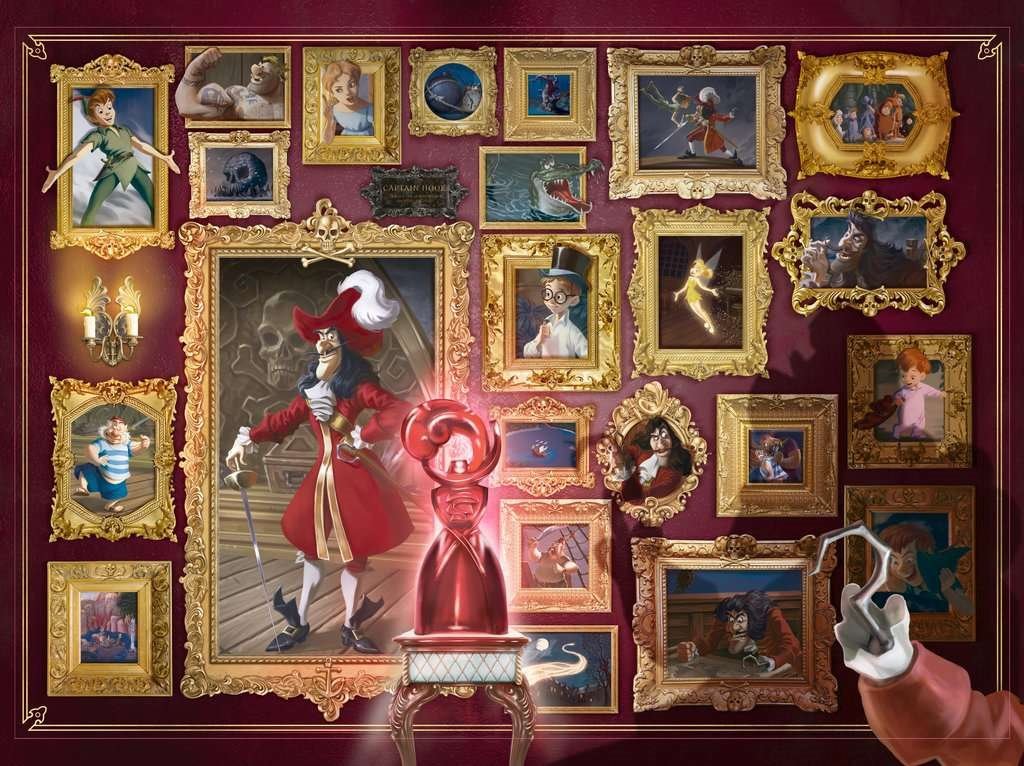Disney Villainous - Hook Kapitány Ravensburger 1000 darabos kirakó puzzle (RA - 15022) - puzzlegarden