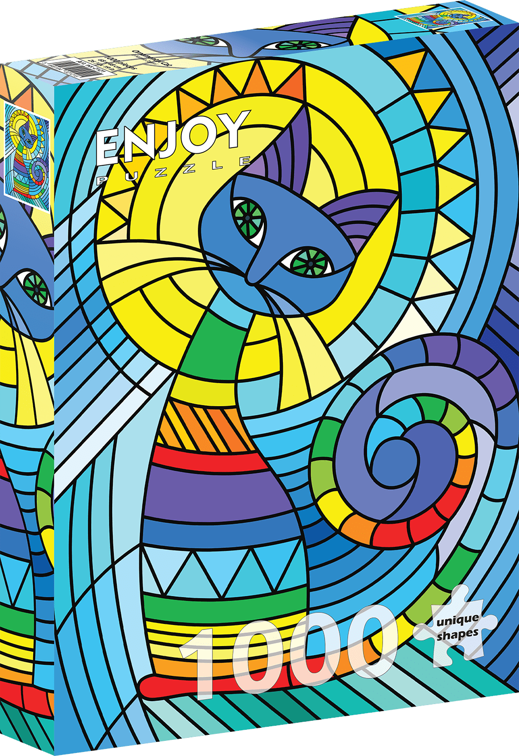 Díszes Macska Enjoy 1000 darabos kirakó puzzle (EN - 2121 5949194021215) - puzzlegarden