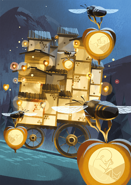 Dixit Puzzle Collection - Anyaméhek Libellud 1000 darabos kirakó puzzle (LIBDIXPUZ1005) - puzzlegarden