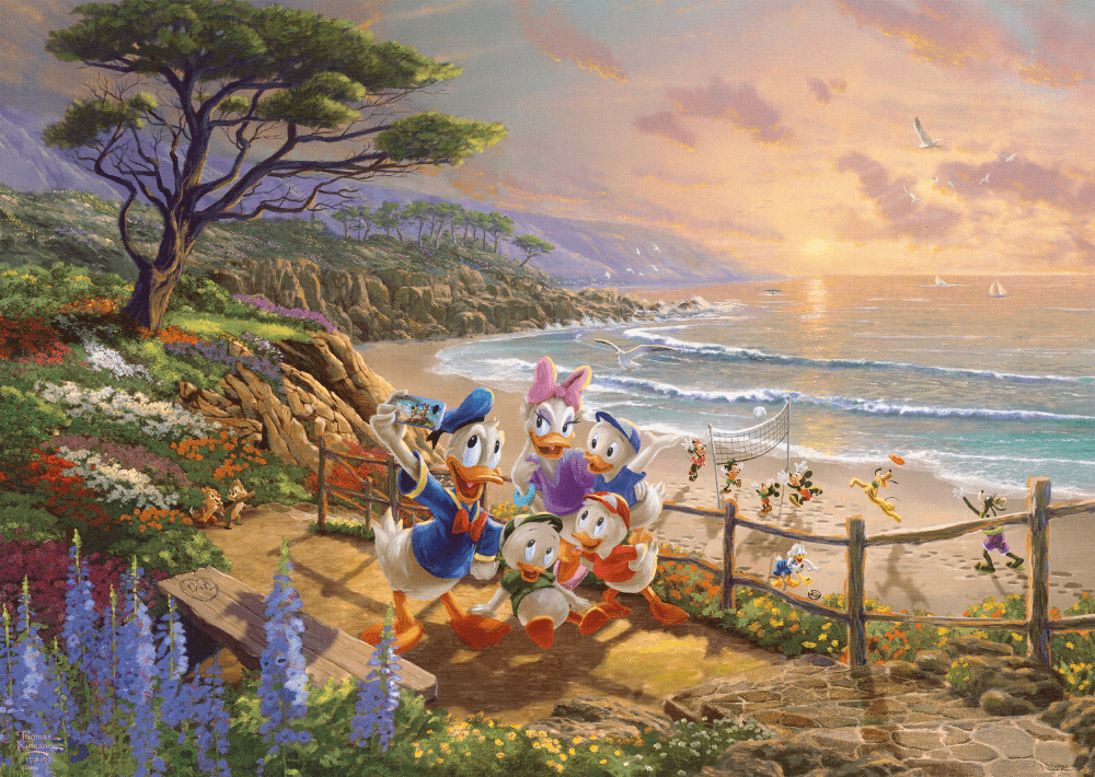 Donald és Daisy kacsás délutánja Schmidt Spiele 1000 darabos kirakó puzzle (SCH - 59951) - puzzlegarden