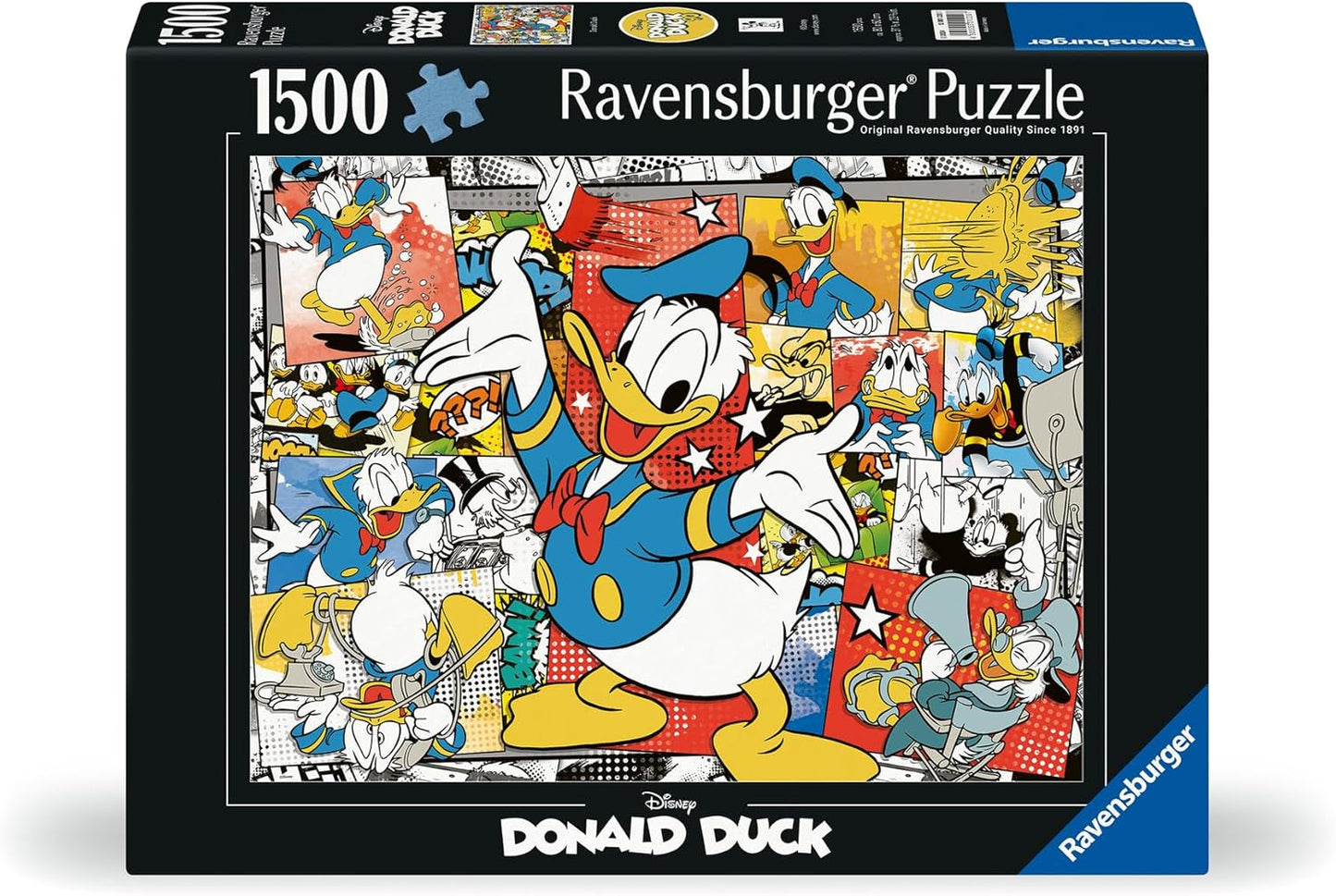 Donald kacsa Ravensburger 1500 darabos kirakó puzzle (RA - 12001220) - puzzlegarden