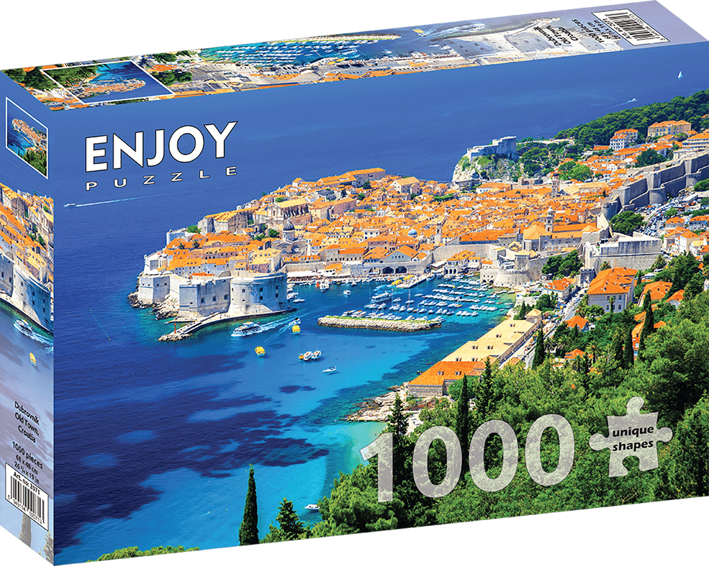 Dubrovnik Óváros, Horvátország Enjoy 1000 darabos kirakó puzzle (EN - 2071) - puzzlegarden