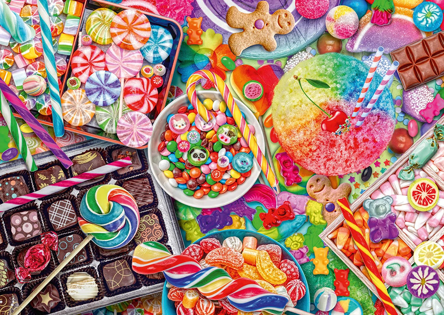Édességparadicsom Schmidt Spiele 1000 darabos kirakó puzzle (SCH - 58961) - puzzlegarden