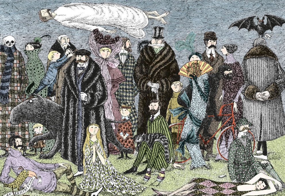 Edward Gorey Pomegranate 1000 darabos kirakó puzzle (POM - AA820) - puzzlegarden
