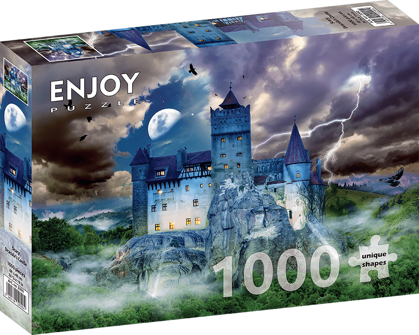 Egy Éjszaka a Darkula kastélyban Enjoy 1000 darabos kirakó puzzle (EN - 2090) - puzzlegarden