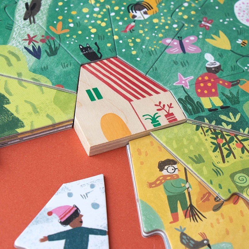 Egy otthon a természetnek Londji 40 darabos kirakó puzzle (LN - PZ587U) - puzzlegarden