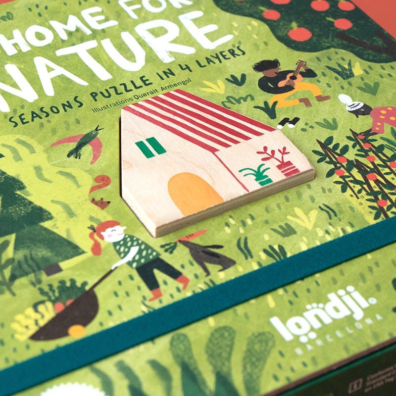 Egy otthon a természetnek Londji 40 darabos kirakó puzzle (LN - PZ587U) - puzzlegarden