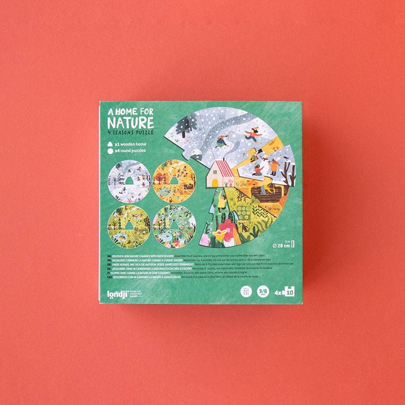 Egy otthon a természetnek Londji 40 darabos kirakó puzzle (LN - PZ587U) - puzzlegarden
