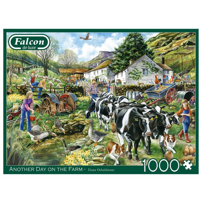 Egy újabb nap a farmon Falcon 1000 darabos kirakó puzzle (FA - 11283) - puzzlegarden