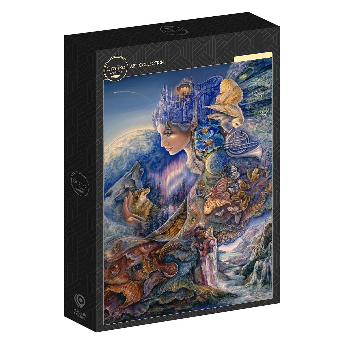 Egyszer kék holdkor Grafika 1000 darabos kirakó puzzle (GR - F - 32367) - puzzlegarden