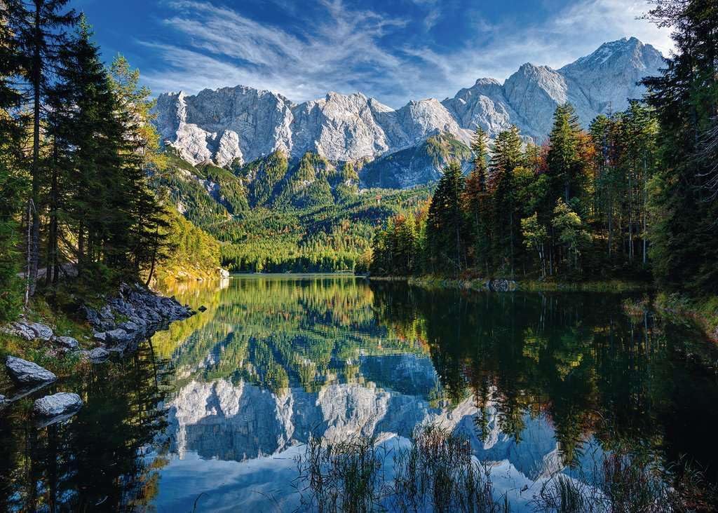 Eibsee - Németország Ravensburger 1000 darabos kirakó puzzle (RA - 12000653) - puzzlegarden