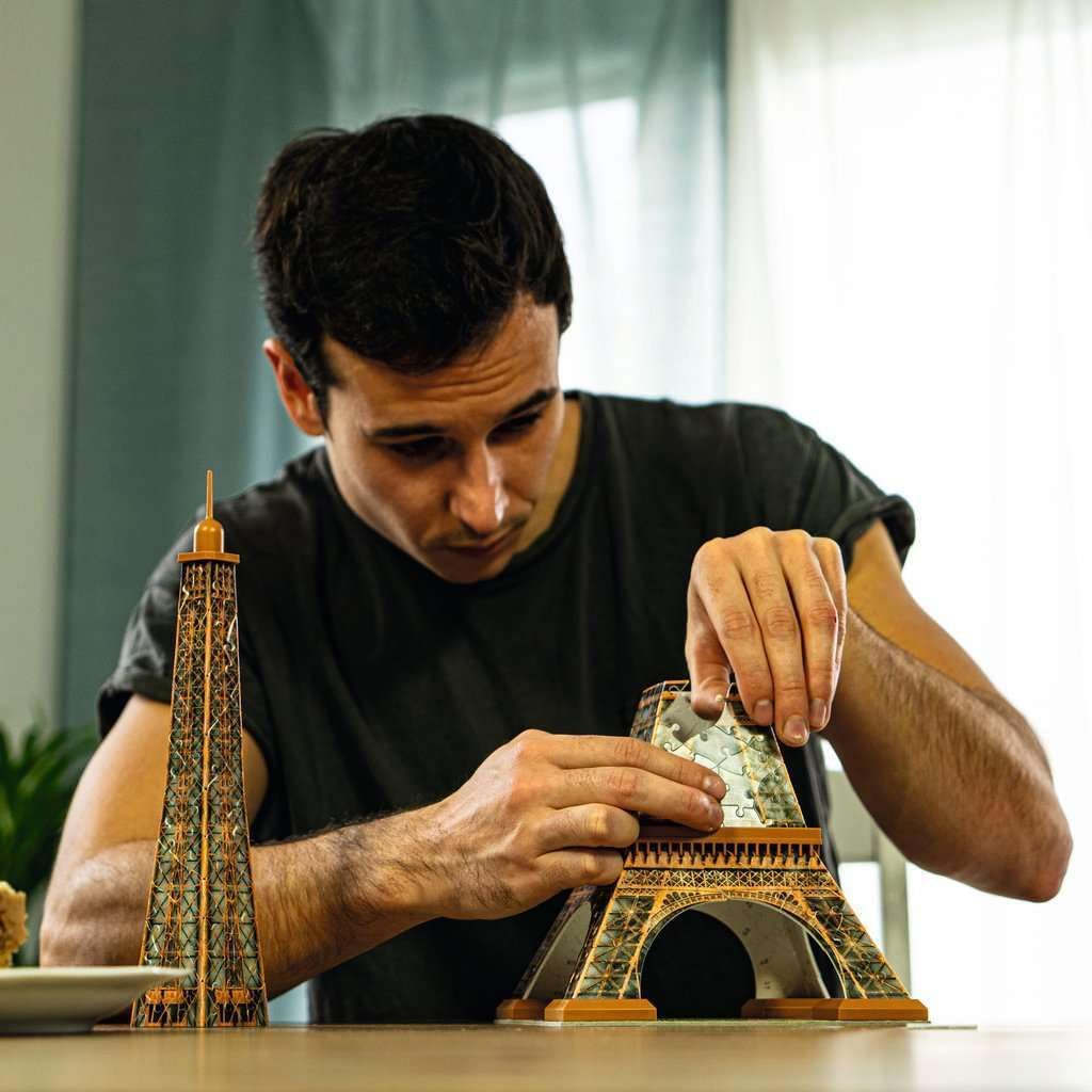 Eiffel - torony - Párizs - 3D Night Edition Ravensburger 226 darabos kirakó puzzle (RA - 12579) - puzzlegarden