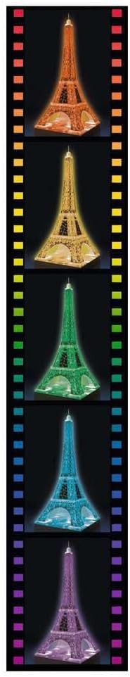 Eiffel - torony - Párizs - 3D Night Edition Ravensburger 226 darabos kirakó puzzle (RA - 12579) - puzzlegarden