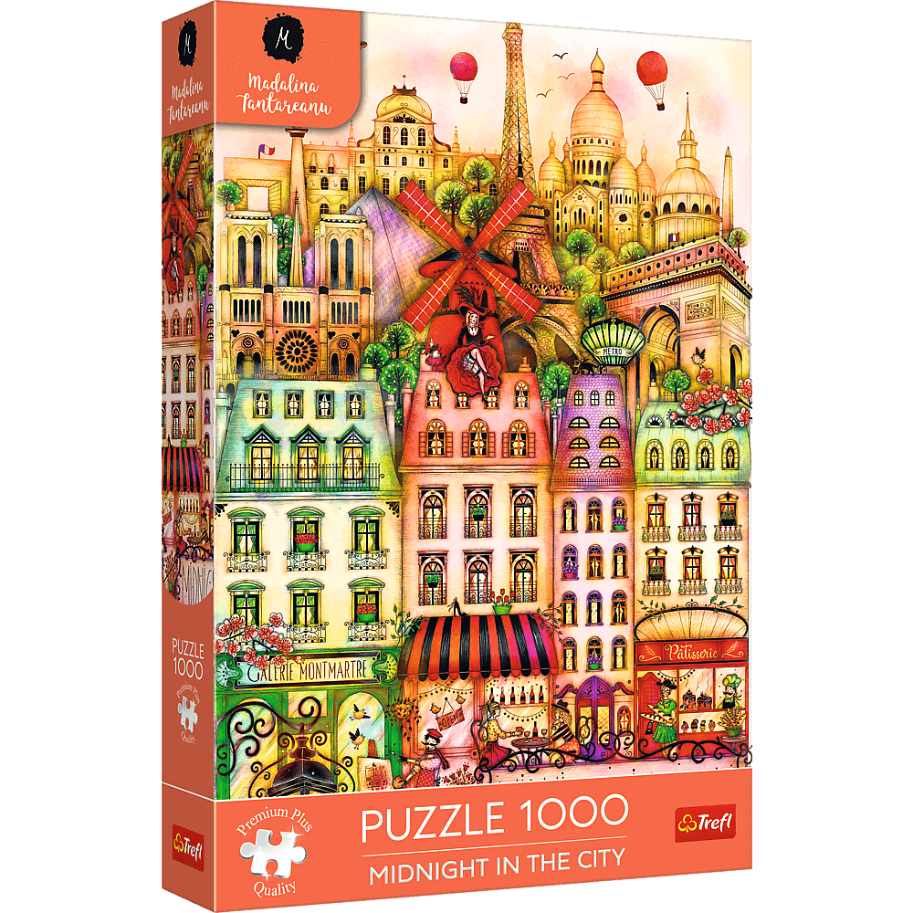 Éjféli séta Párizsban Trefl 1000 darabos kirakó puzzle (TR - 12073) - puzzlegarden