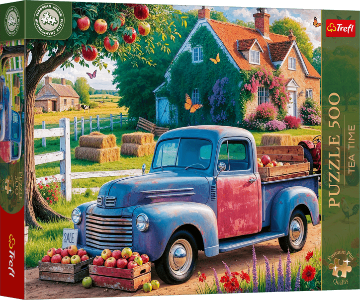 EJPC 2025 - A farmer autója Trefl 500 darabos kirakó puzzle (TR - 37612) - puzzlegarden