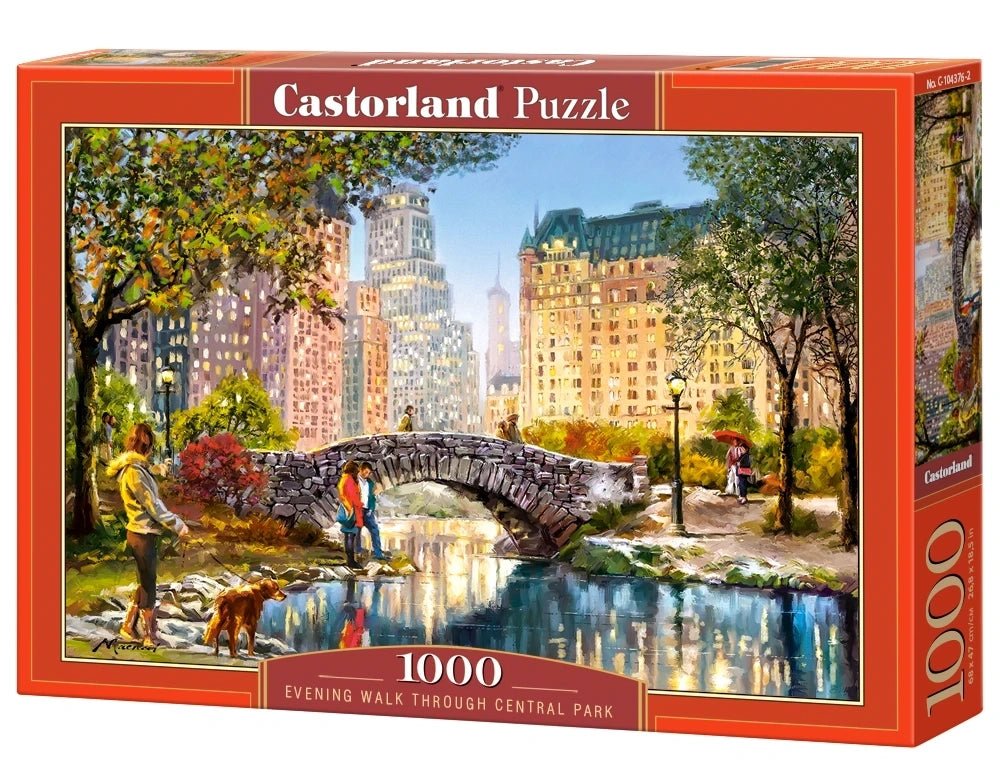 Éjszakai séta a Central Parkban Castorland 1000 darabos kirakó puzzle (C - 104376) - puzzlegarden