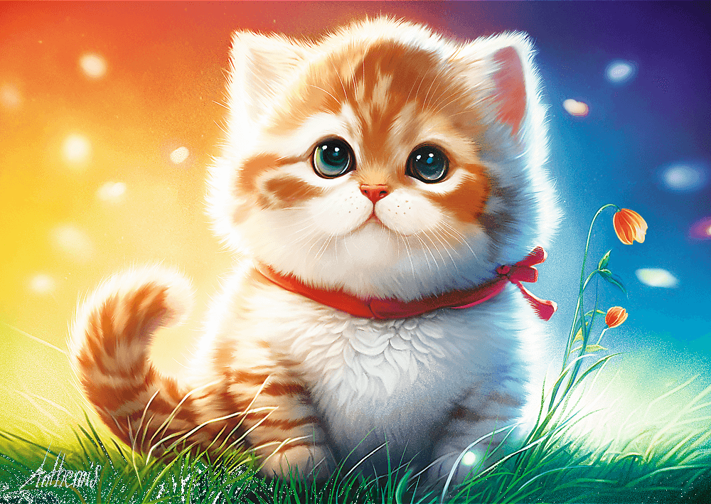 Elbűvölő Kiscica Trefl Prime 500 darabos kirakó puzzle (TR - 37463) - puzzlegarden