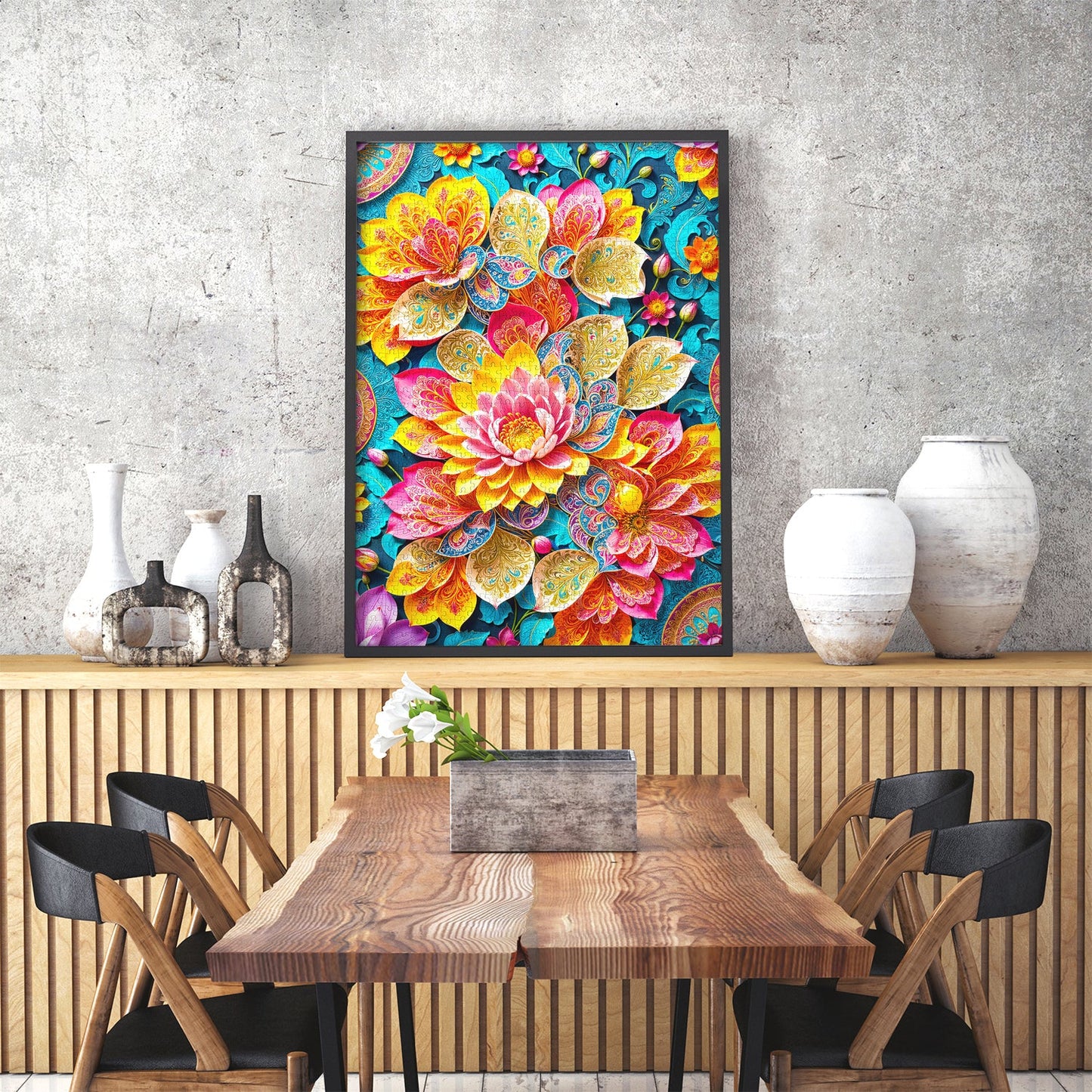 Elegáns tavirózsák Enjoy 1000 darabos kirakó puzzle (EN - 2260 5949194022601) - puzzlegarden
