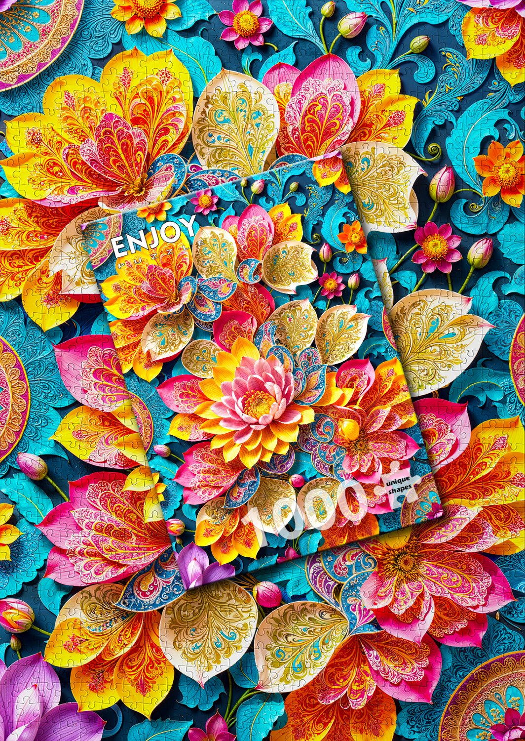 Elegáns tavirózsák Enjoy 1000 darabos kirakó puzzle (EN - 2260 5949194022601) - puzzlegarden