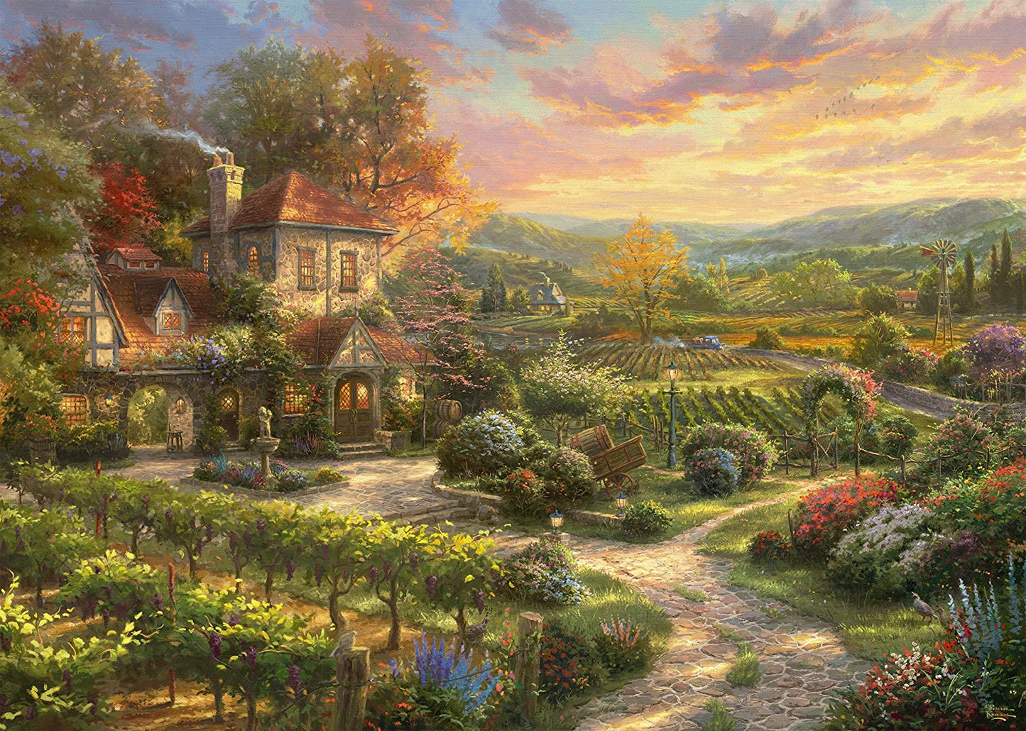 Élet a Szőlőhegyen Schmidt Spiele 2000 darabos kirakó puzzle (SCH - 59629) - puzzlegarden