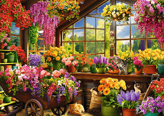 Előkészületek a Tavaszra Trefl 1000 darabos kirakó puzzle (TR - 10840) - puzzlegarden