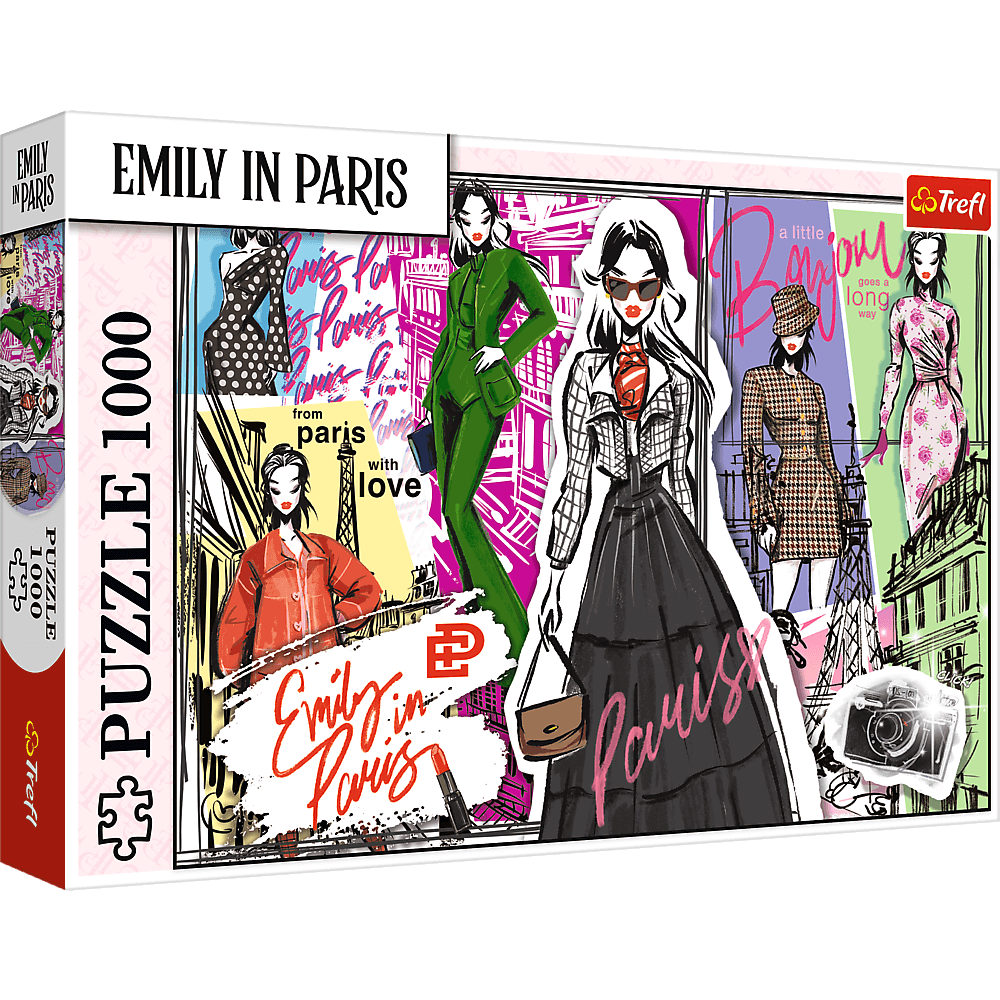 Emily Párizsban - Divat Inspirációk Trefl 1000 darabos kirakó puzzle (TR - 10967) - puzzlegarden