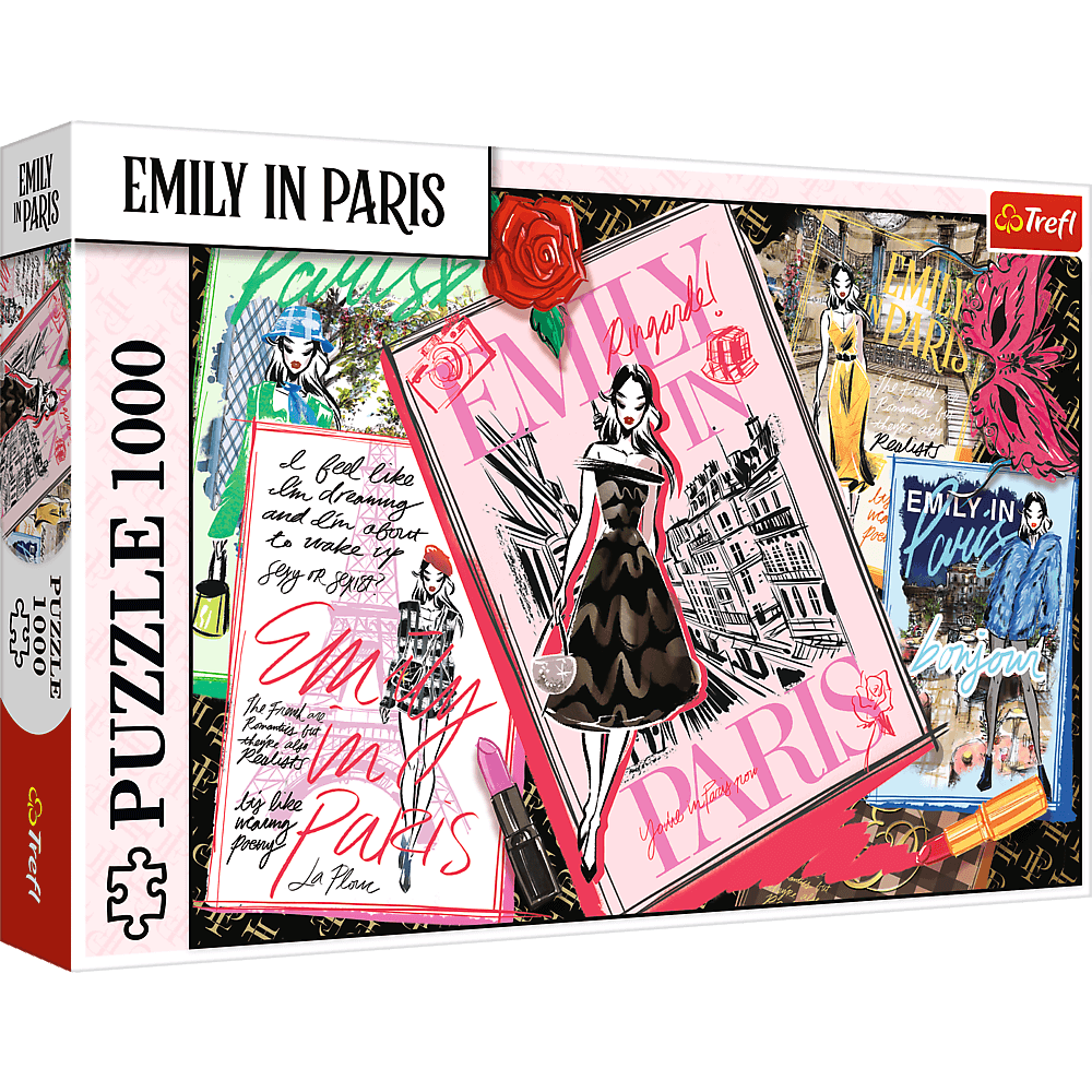 Emily Párizsban - Divat Magazin Trefl 1000 darabos kirakó puzzle (TR - 10966) - puzzlegarden