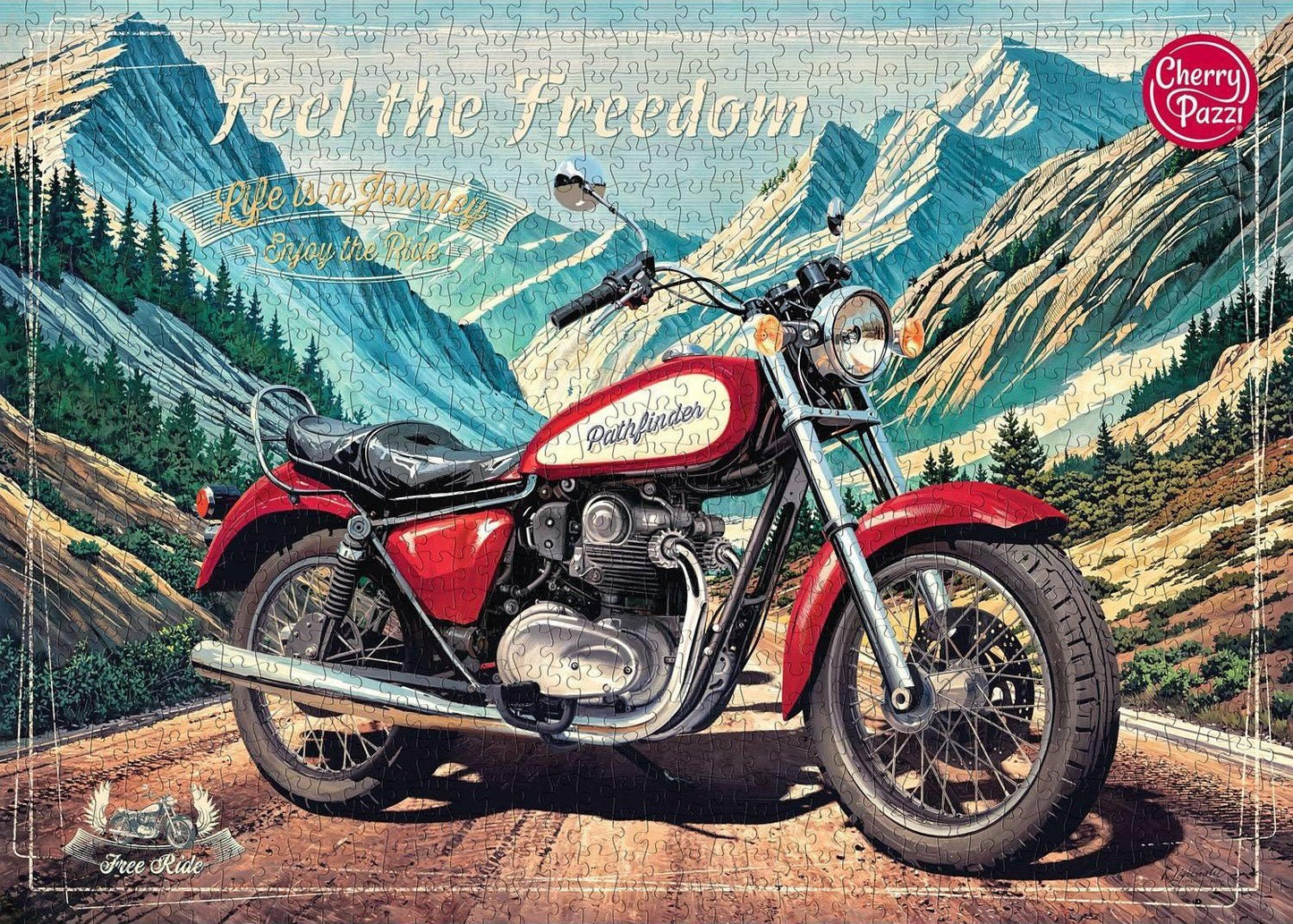 Érezd a szabadságot Cherry Pazzi 1000 darabos kirakó puzzle (CP-31223) - puzzlegarden