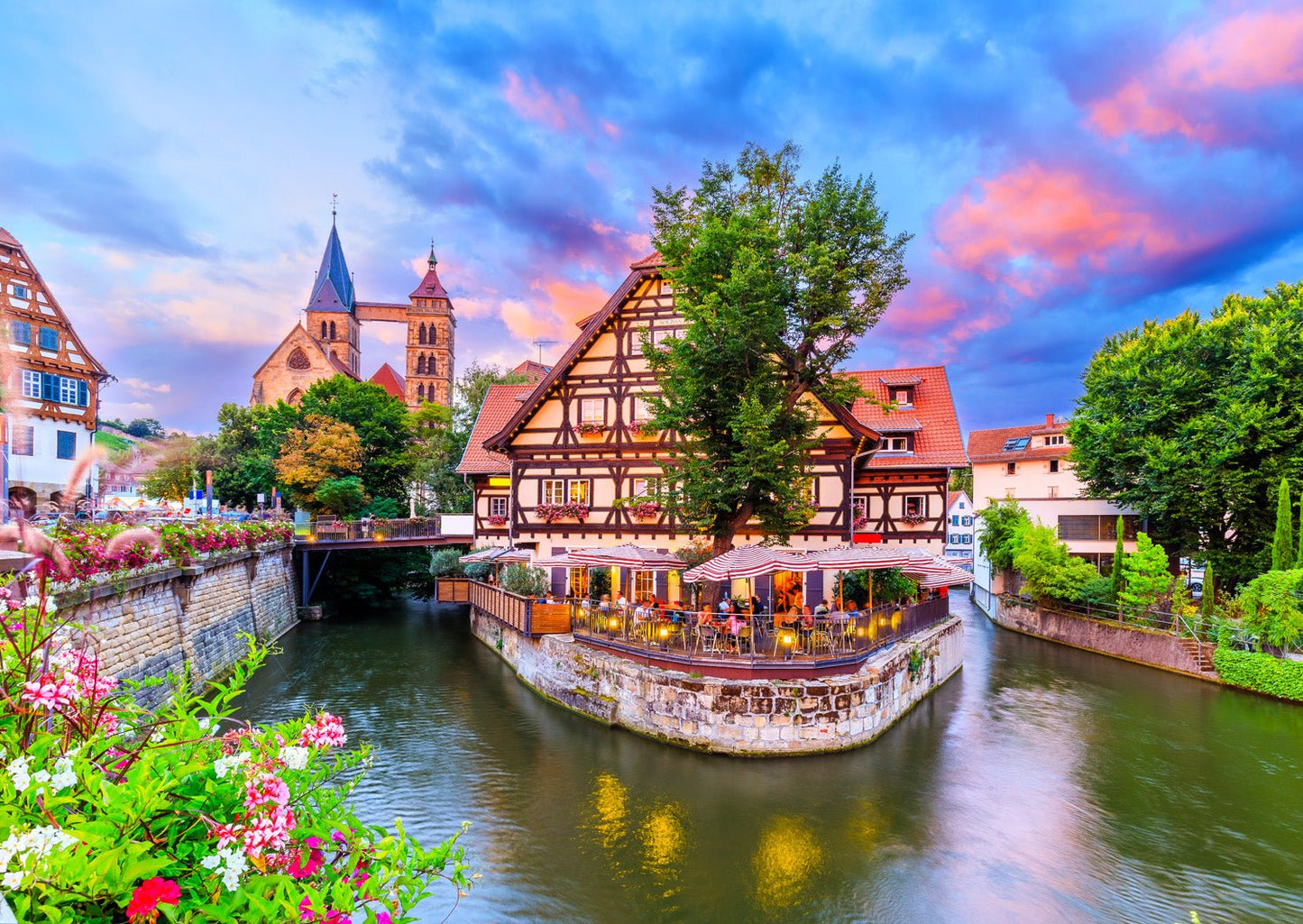 Esslingen am Neckar, Németország Enjoy 1000 darabos kirakó puzzle (EN - 2094) - puzzlegarden