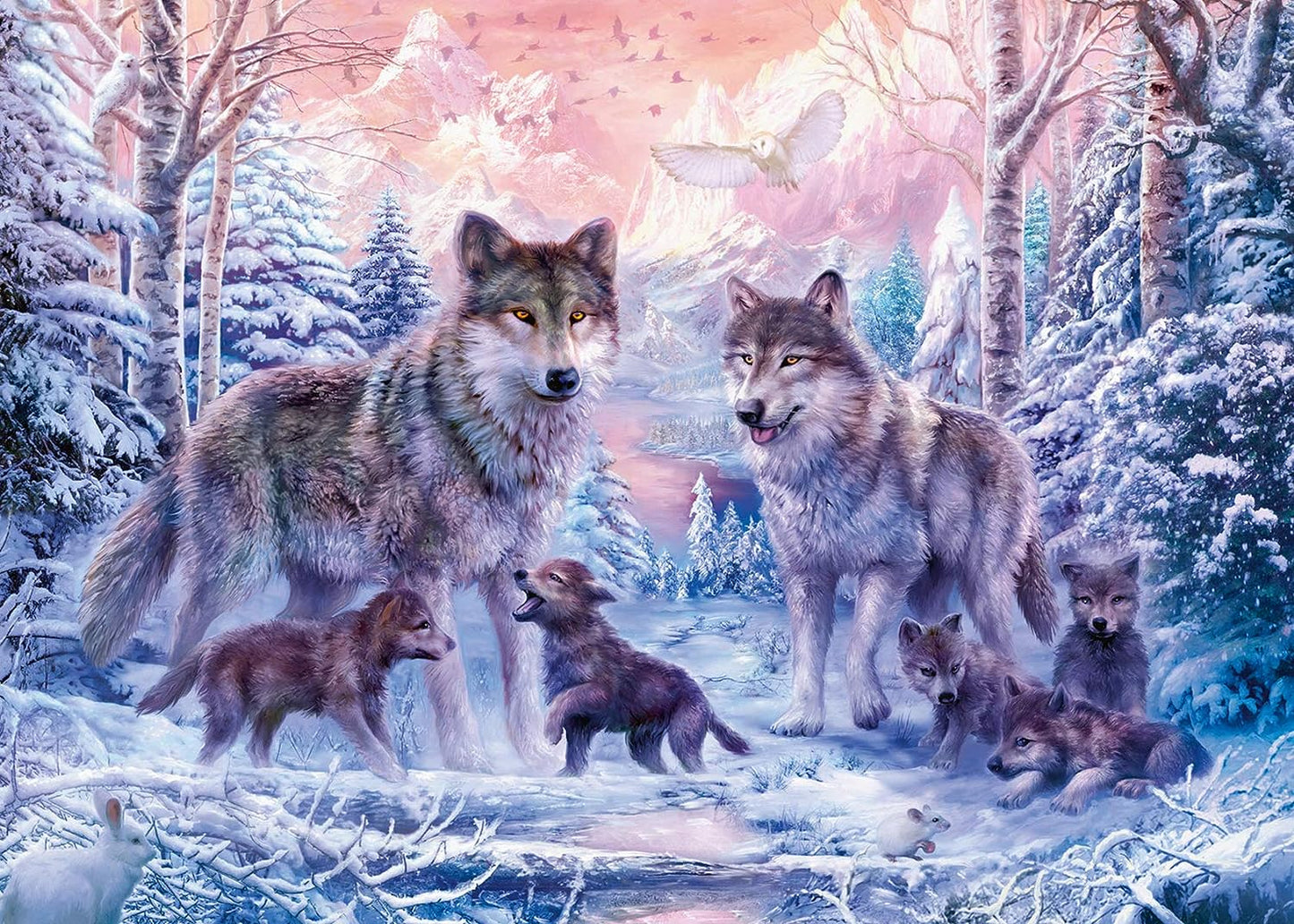 Északi Farkasok Ravensburger 1000 darabos kirakó puzzle (RA - 19146) - puzzlegarden