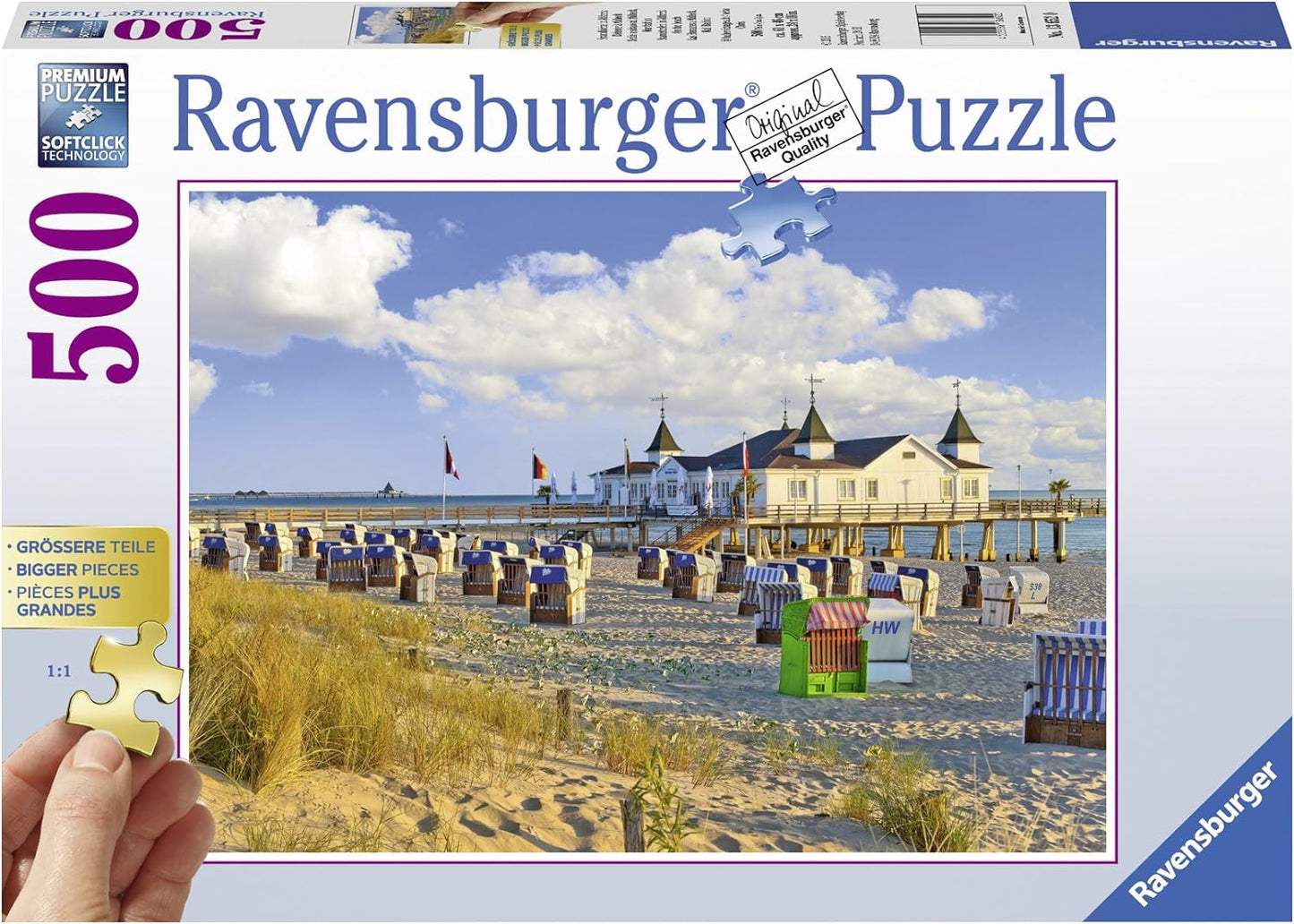 Északi tengerpart - XL Ravensburger 500 darabos kirakó puzzle (RA - 13652) - puzzlegarden