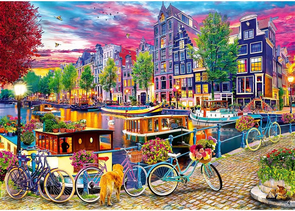 Európai Fővárosok - 2x500 Trefl 500 darabos kirakó puzzle (TR - 37496) - puzzlegarden