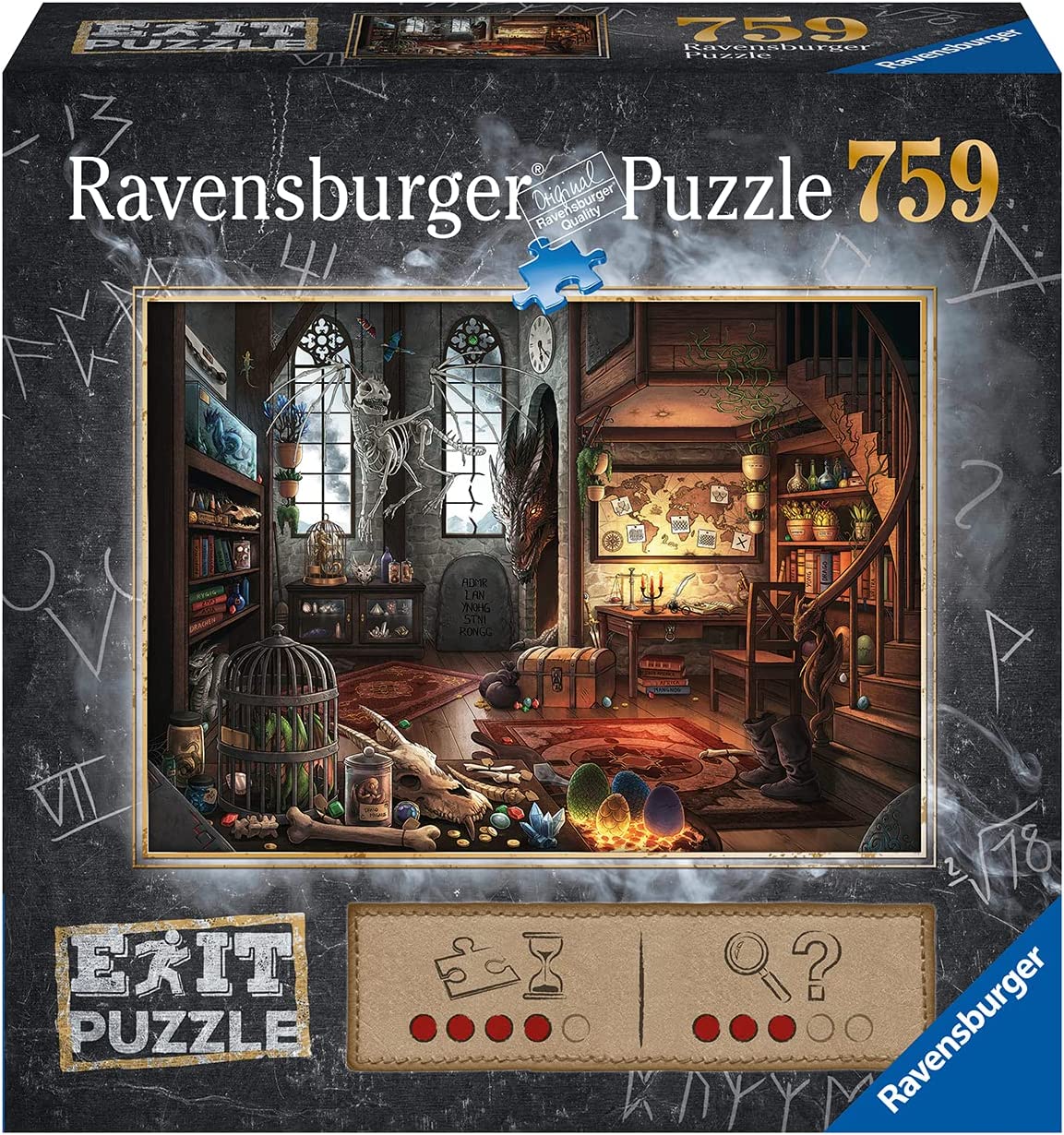 EXIT - A Sárkánylaborban Ravensburger 759 darabos kirakó puzzle (RA - 19954) - puzzlegarden