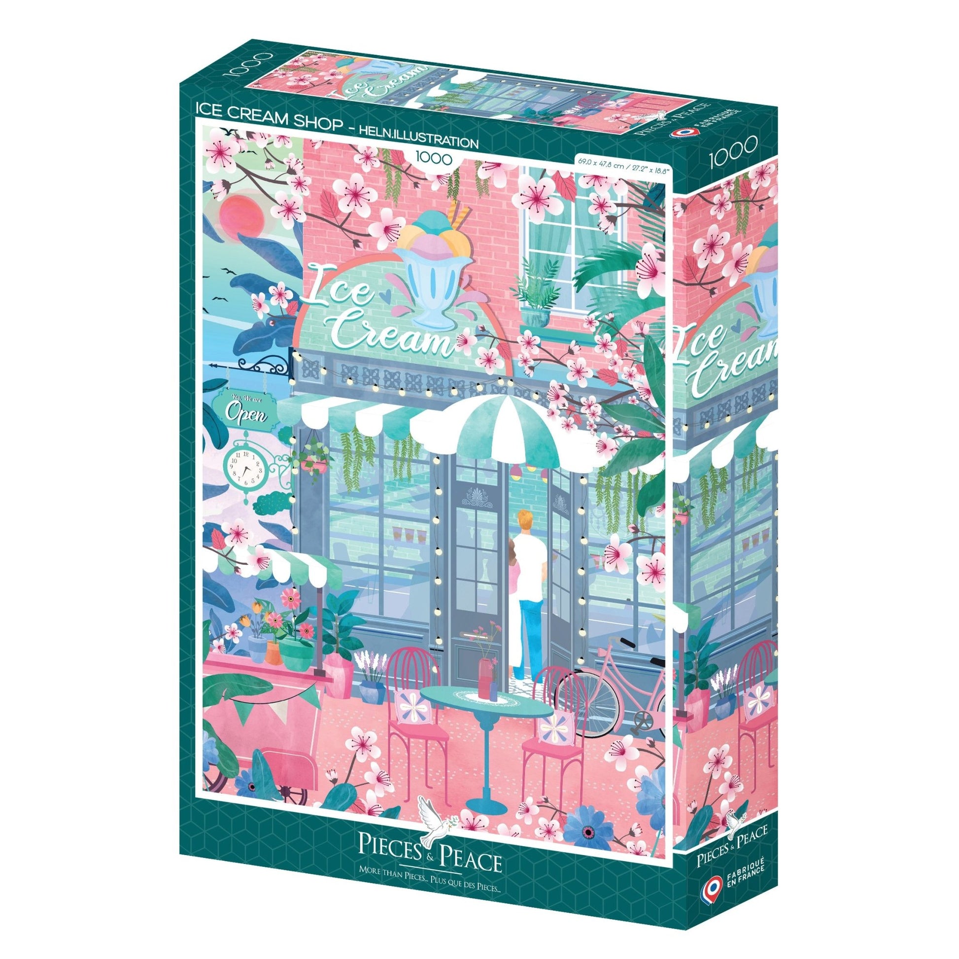 Fagylaltüzlet Pieces & Peace 1000 darabos kirakó puzzle (PaP - 0158) - puzzlegarden