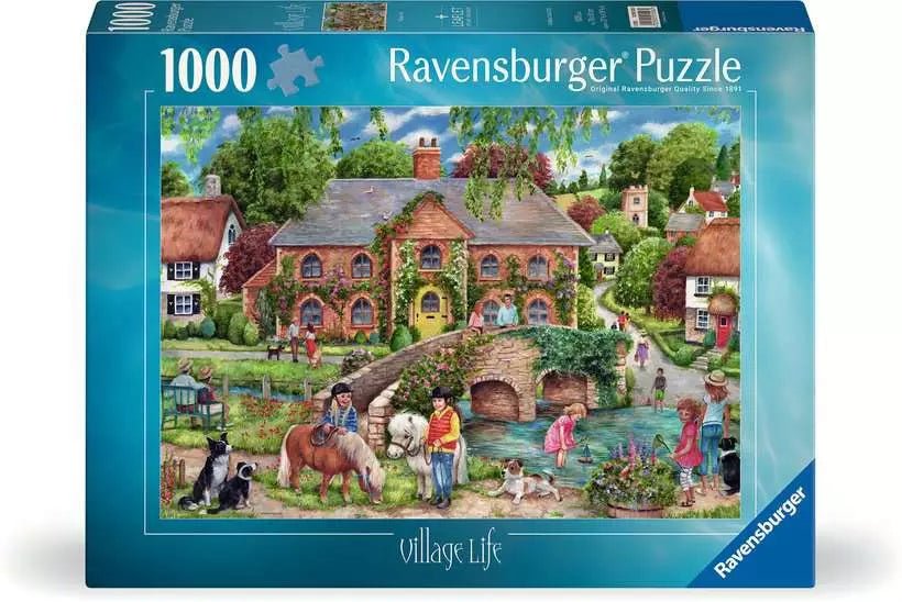 Falusi élet Ravensburger 1000 darabos kirakó puzzle (RA - 12001526 4005555015260) - puzzlegarden
