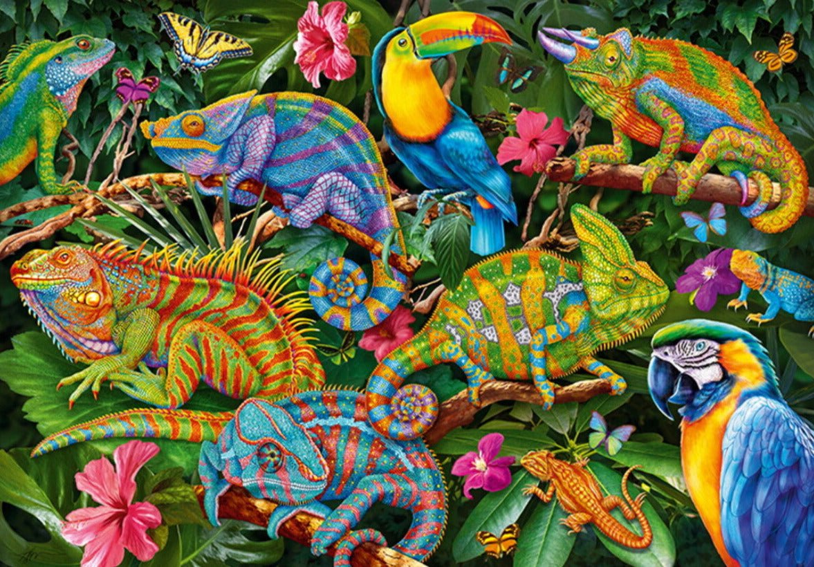 Fantasztikus Kaméleonok Cherry Pazzi 2000 darabos kirakó puzzle (CP - 50101) - puzzlegarden