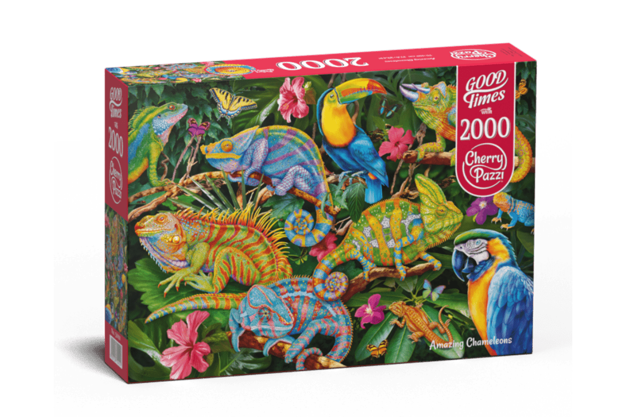 Fantasztikus Kaméleonok Cherry Pazzi 2000 darabos kirakó puzzle (CP - 50101) - puzzlegarden