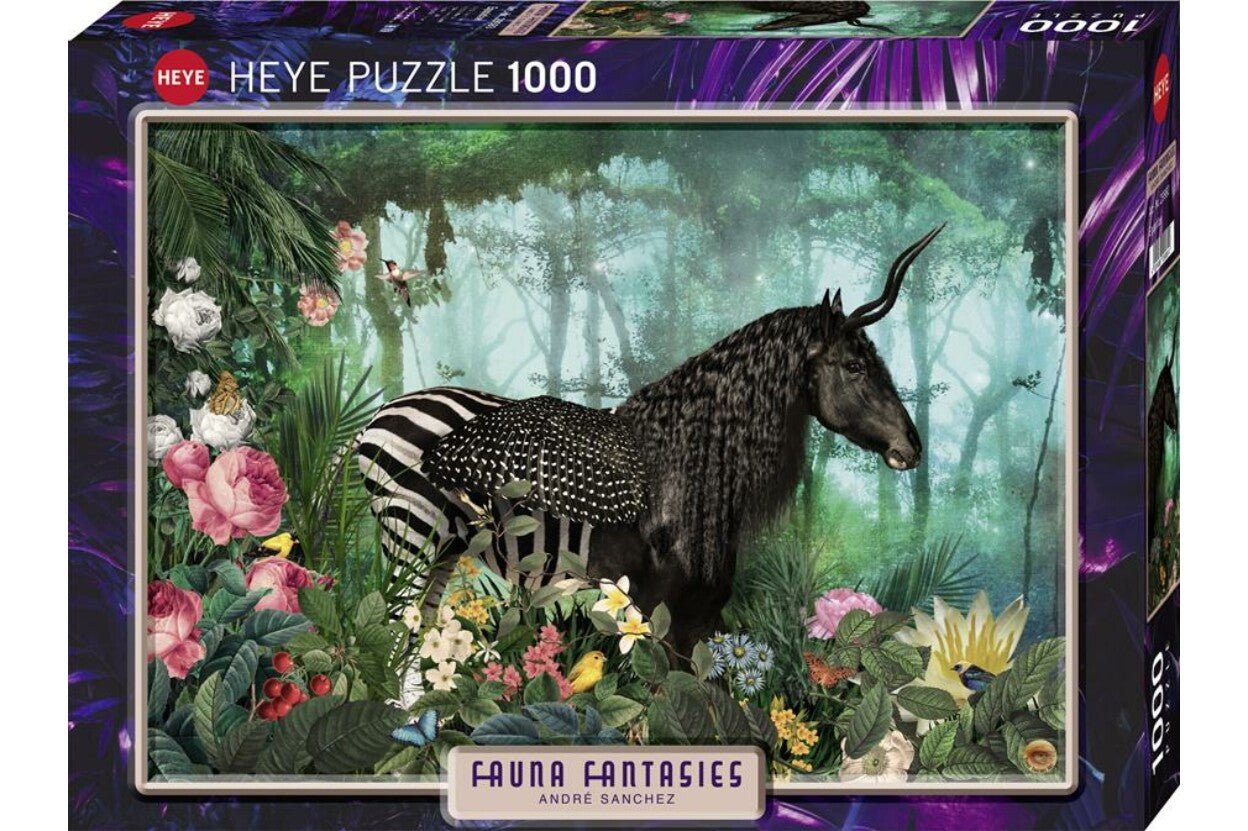 Fauna Fantasies - Equpidae HEYE 1000 darabos kirakó puzzle (HE - 29980) - puzzlegarden