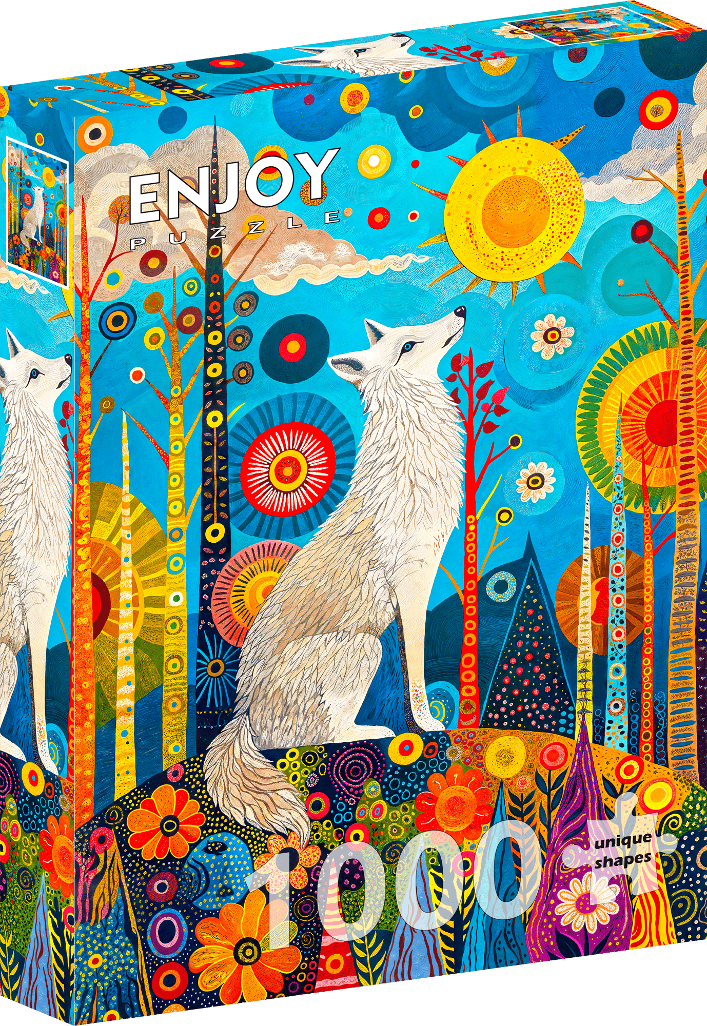 Fehér őrző Enjoy 1000 darabos kirakó puzzle (EN - 2249) - puzzlegarden