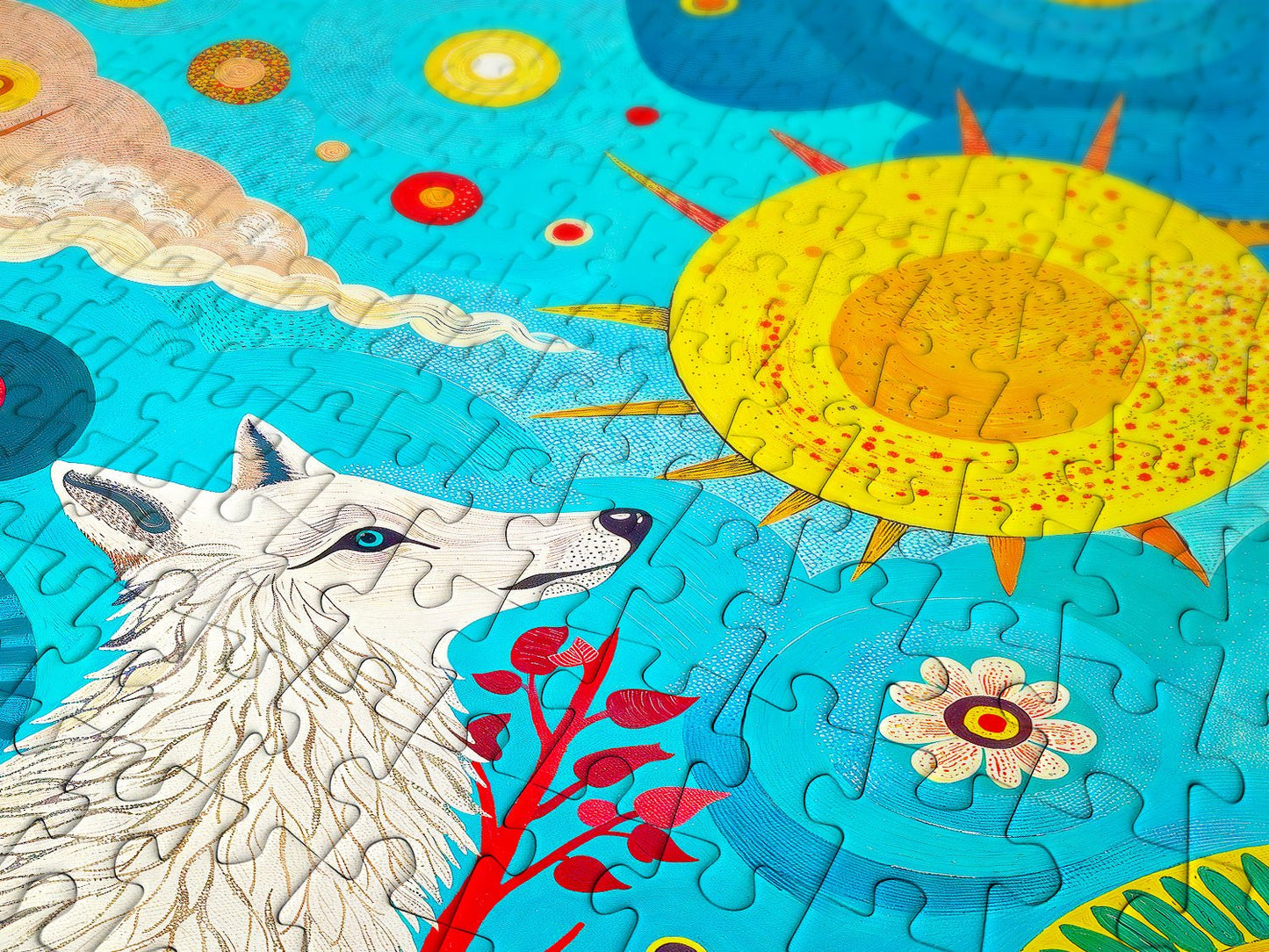 Fehér őrző Enjoy 1000 darabos kirakó puzzle (EN - 2249) - puzzlegarden