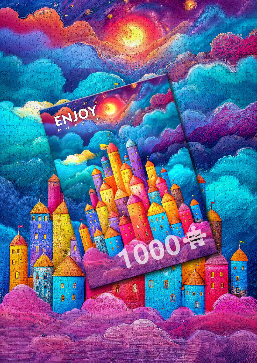 Felhővár Enjoy 1000 darabos kirakó puzzle (EN - 2270) - puzzlegarden