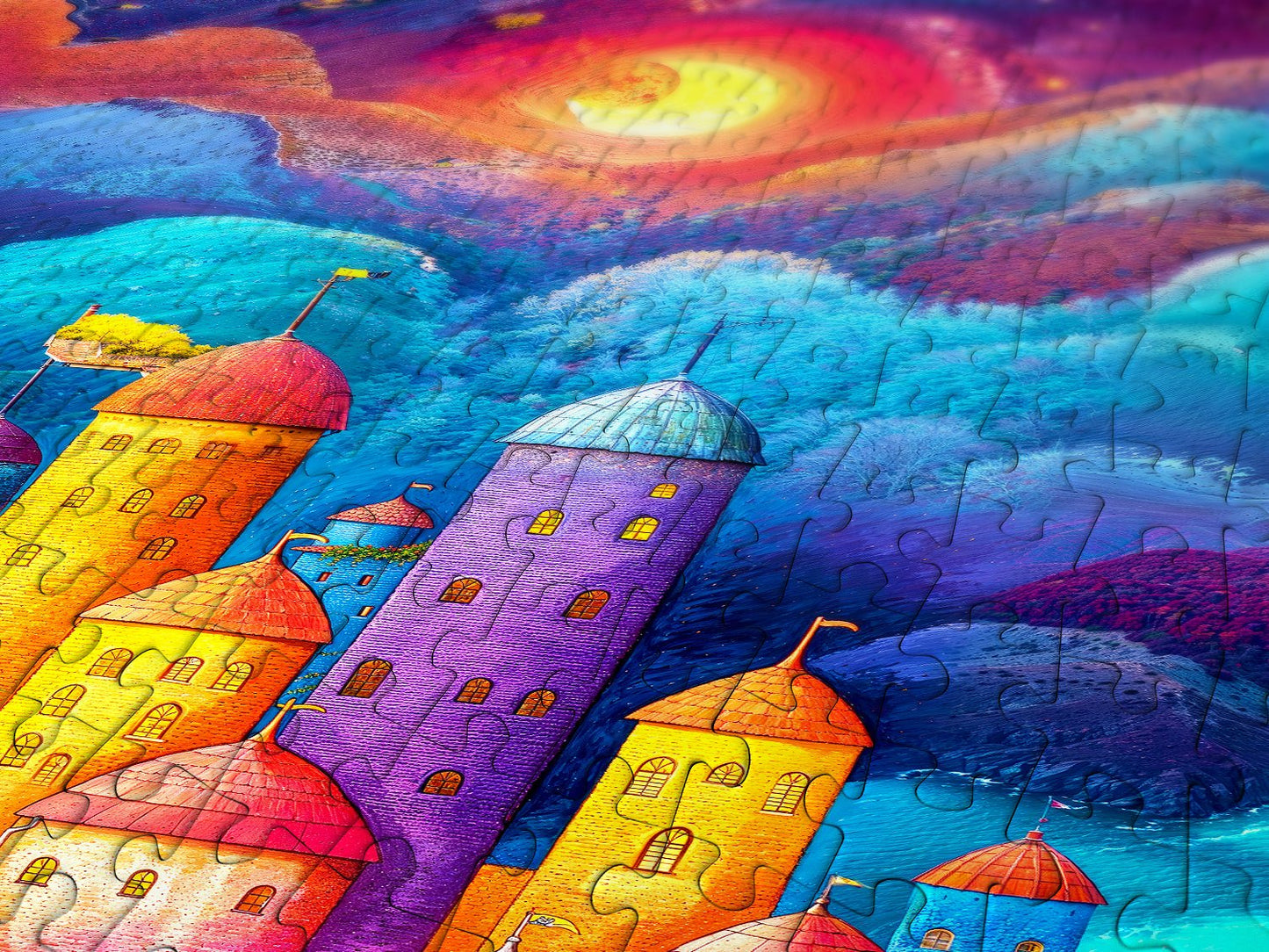 Felhővár Enjoy 1000 darabos kirakó puzzle (EN - 2270 5949194022700) - puzzlegarden