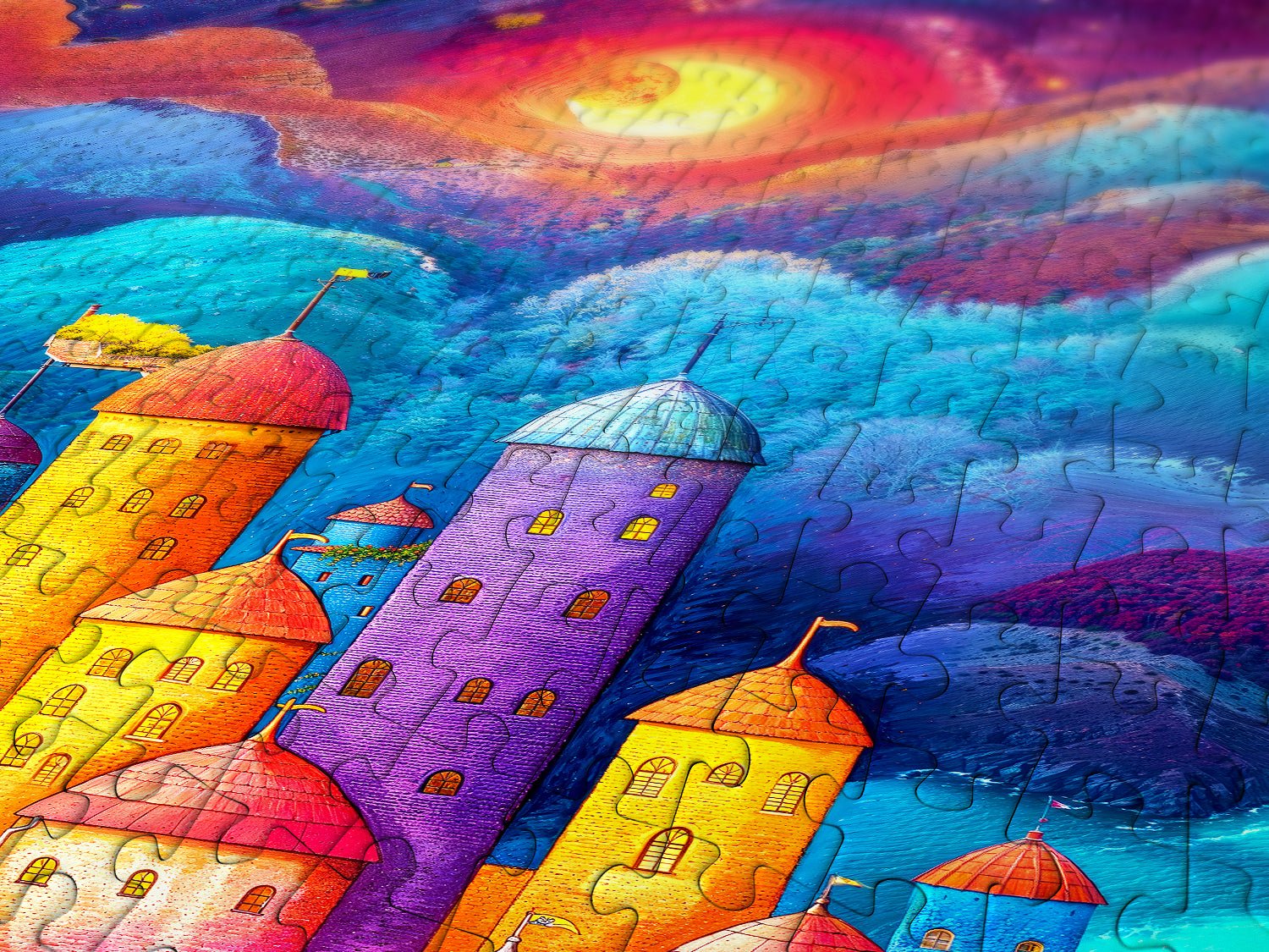 Felhővár Enjoy 1000 darabos kirakó puzzle (EN - 2270) - puzzlegarden