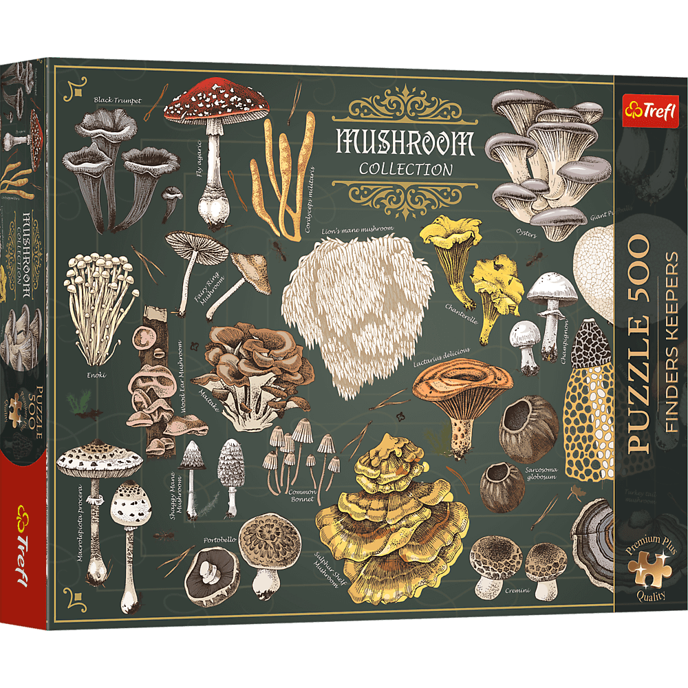 Finders Keepers – Gombák Trefl 500 darabos kirakó puzzle (TR-37608) - puzzlegarden