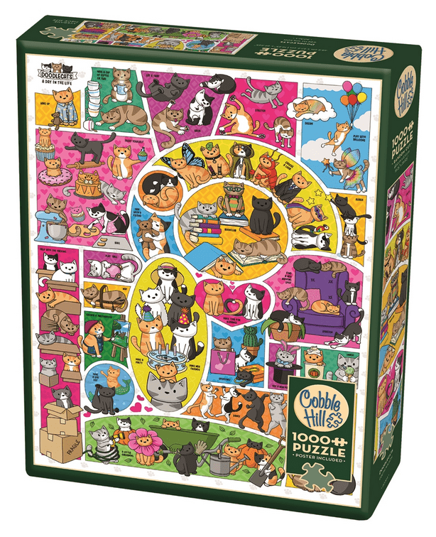 Firka Cicák Cobble Hill 1000 darabos kirakó puzzle (CH - 40126) - puzzlegarden